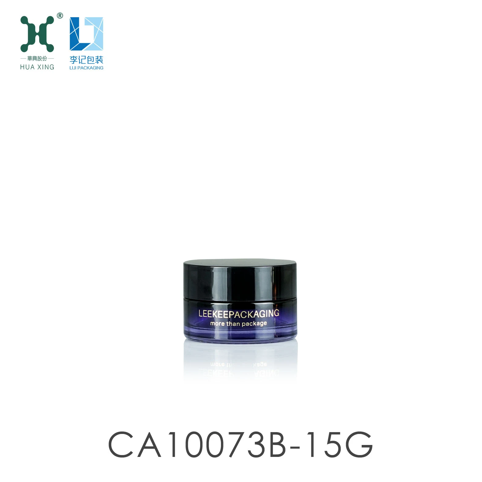 CA10073B 15g Glass Cream Jar